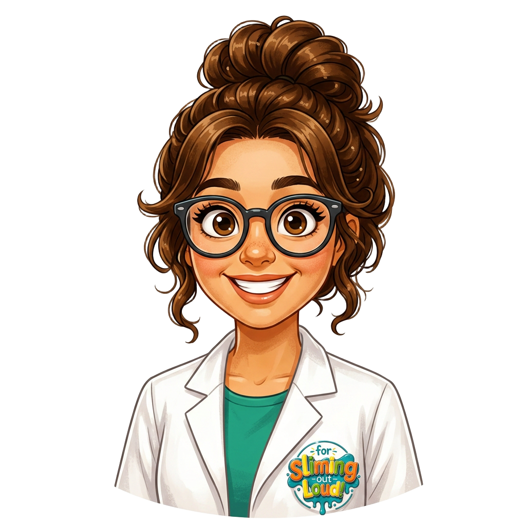 Illustrated portrait of Emma, founder of For Sliming Out Loud